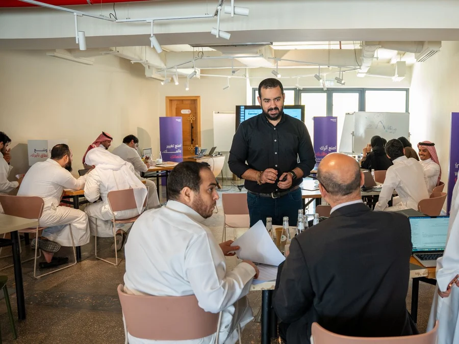 Teaching at Impact U, by stc, Riyadh