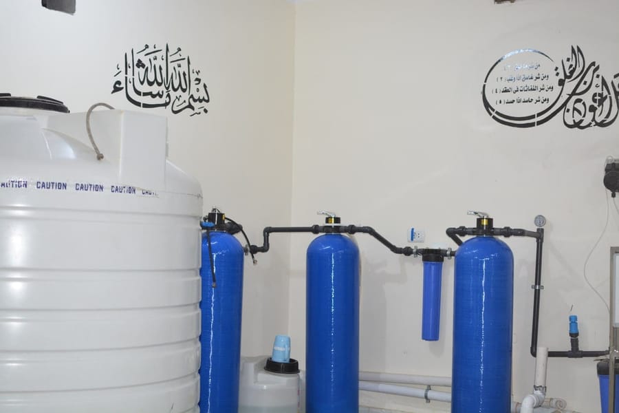 Village treatment unit, filtration and storage